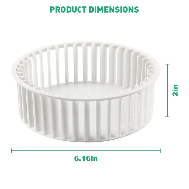 seork 5901A000 Bathroom Fan Blower Wheel Replacement Fits for Broan Nutone Fan Blower Wheel 8832 5900A000 NT5901A000 NT51919000 SNT5901A000 JA2C0208-1 SNT51919000 - Image 2